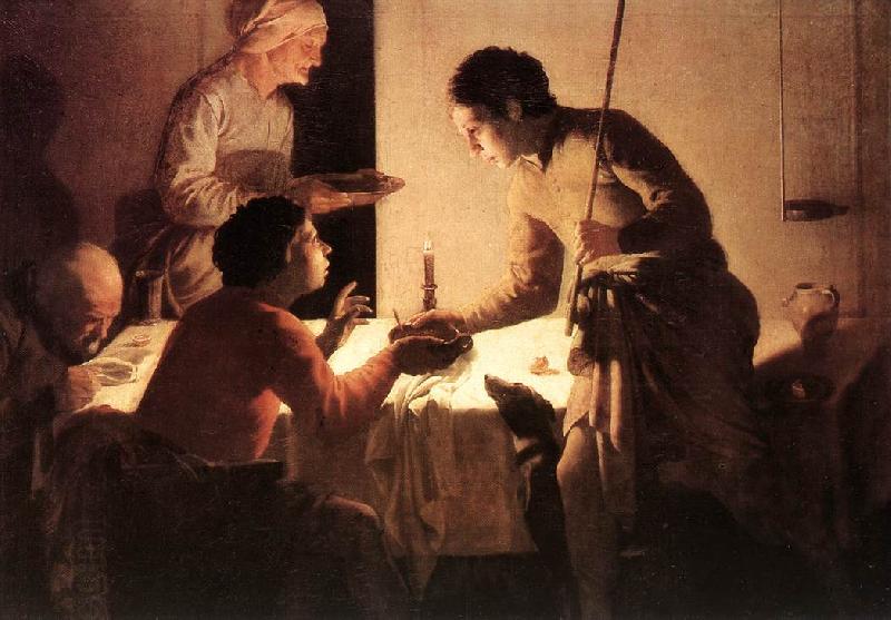 TERBRUGGHEN, Hendrick The Supper  et oil painting picture